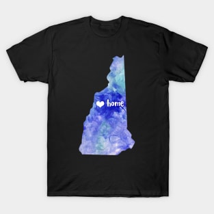 new hampshire state map watercolor T-Shirt